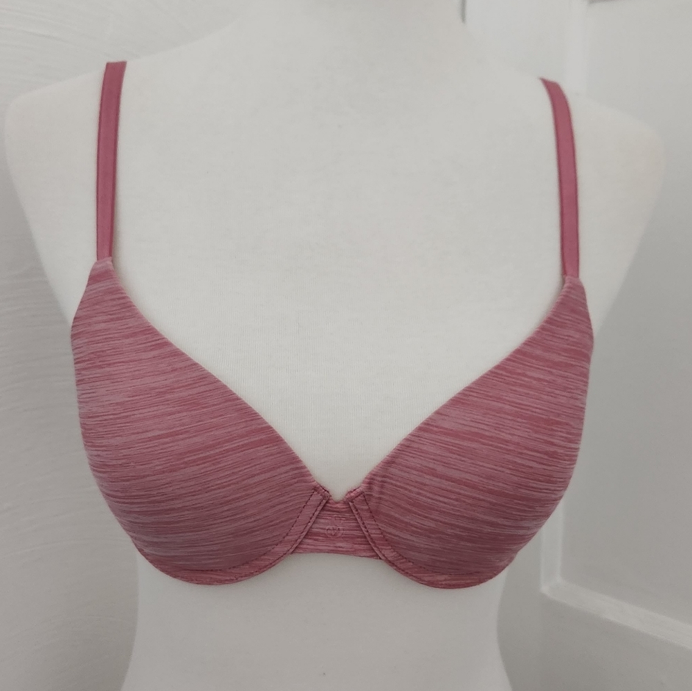 Victoria's Secret Uplift Semi Demi Bra 34C Pink/Red